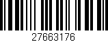Código de barras (EAN, GTIN, SKU, ISBN): '27663176'