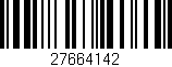 Código de barras (EAN, GTIN, SKU, ISBN): '27664142'