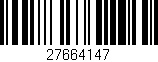 Código de barras (EAN, GTIN, SKU, ISBN): '27664147'