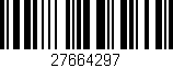 Código de barras (EAN, GTIN, SKU, ISBN): '27664297'