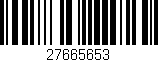 Código de barras (EAN, GTIN, SKU, ISBN): '27665653'