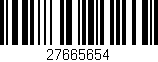 Código de barras (EAN, GTIN, SKU, ISBN): '27665654'