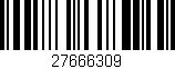 Código de barras (EAN, GTIN, SKU, ISBN): '27666309'
