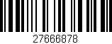 Código de barras (EAN, GTIN, SKU, ISBN): '27666878'