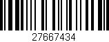 Código de barras (EAN, GTIN, SKU, ISBN): '27667434'