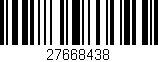 Código de barras (EAN, GTIN, SKU, ISBN): '27668438'