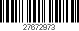 Código de barras (EAN, GTIN, SKU, ISBN): '27672973'