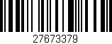Código de barras (EAN, GTIN, SKU, ISBN): '27673379'