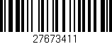 Código de barras (EAN, GTIN, SKU, ISBN): '27673411'