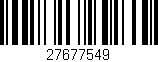 Código de barras (EAN, GTIN, SKU, ISBN): '27677549'