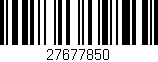 Código de barras (EAN, GTIN, SKU, ISBN): '27677850'