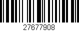 Código de barras (EAN, GTIN, SKU, ISBN): '27677908'