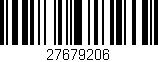 Código de barras (EAN, GTIN, SKU, ISBN): '27679206'