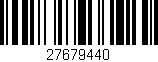 Código de barras (EAN, GTIN, SKU, ISBN): '27679440'