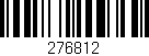 Código de barras (EAN, GTIN, SKU, ISBN): '276812'