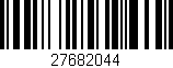 Código de barras (EAN, GTIN, SKU, ISBN): '27682044'