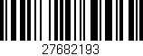 Código de barras (EAN, GTIN, SKU, ISBN): '27682193'
