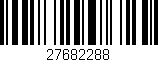 Código de barras (EAN, GTIN, SKU, ISBN): '27682288'
