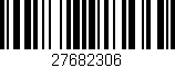 Código de barras (EAN, GTIN, SKU, ISBN): '27682306'