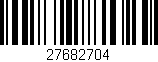 Código de barras (EAN, GTIN, SKU, ISBN): '27682704'