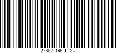 Código de barras (EAN, GTIN, SKU, ISBN): '27682_146_0_34'