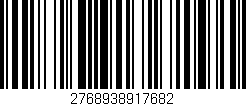 Código de barras (EAN, GTIN, SKU, ISBN): '2768938917682'