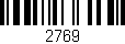 Código de barras (EAN, GTIN, SKU, ISBN): '2769'