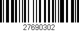 Código de barras (EAN, GTIN, SKU, ISBN): '27690302'