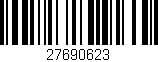 Código de barras (EAN, GTIN, SKU, ISBN): '27690623'