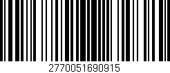 Código de barras (EAN, GTIN, SKU, ISBN): '2770051690915'