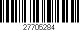 Código de barras (EAN, GTIN, SKU, ISBN): '27705284'