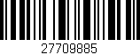 Código de barras (EAN, GTIN, SKU, ISBN): '27709885'