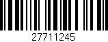 Código de barras (EAN, GTIN, SKU, ISBN): '27711245'