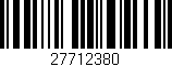 Código de barras (EAN, GTIN, SKU, ISBN): '27712380'