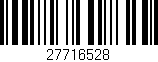 Código de barras (EAN, GTIN, SKU, ISBN): '27716528'