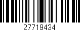 Código de barras (EAN, GTIN, SKU, ISBN): '27719434'