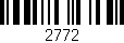Código de barras (EAN, GTIN, SKU, ISBN): '2772'