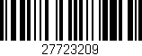 Código de barras (EAN, GTIN, SKU, ISBN): '27723209'