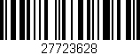 Código de barras (EAN, GTIN, SKU, ISBN): '27723628'
