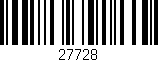 Código de barras (EAN, GTIN, SKU, ISBN): '27728'
