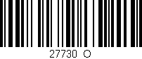 Código de barras (EAN, GTIN, SKU, ISBN): '27730_O'