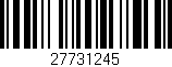 Código de barras (EAN, GTIN, SKU, ISBN): '27731245'