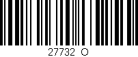 Código de barras (EAN, GTIN, SKU, ISBN): '27732_O'