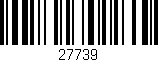 Código de barras (EAN, GTIN, SKU, ISBN): '27739'
