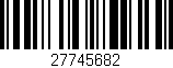 Código de barras (EAN, GTIN, SKU, ISBN): '27745682'
