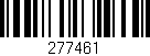 Código de barras (EAN, GTIN, SKU, ISBN): '277461'