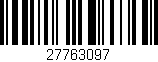 Código de barras (EAN, GTIN, SKU, ISBN): '27763097'