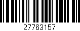 Código de barras (EAN, GTIN, SKU, ISBN): '27763157'
