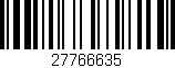 Código de barras (EAN, GTIN, SKU, ISBN): '27766635'