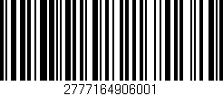 Código de barras (EAN, GTIN, SKU, ISBN): '2777164906001'